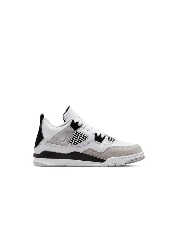 Кроссовки 4 ретро Air Jordan — изображение 2 из 4, белый/черный/серый