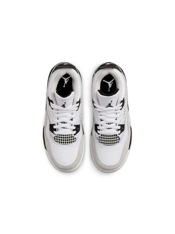 Кроссовки 4 ретро Air Jordan — изображение 4 из 4, белый/черный/серый