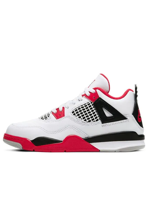 Кроссовки 4 ретро og Air Jordan — изображение 1 из 4, белый/красный