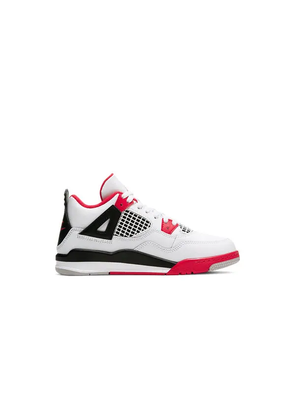 Кроссовки 4 ретро og Air Jordan — изображение 2 из 4, белый/красный