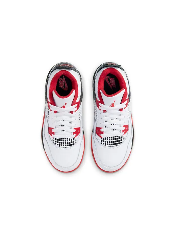 Кроссовки 4 ретро og Air Jordan — изображение 4 из 4, белый/красный