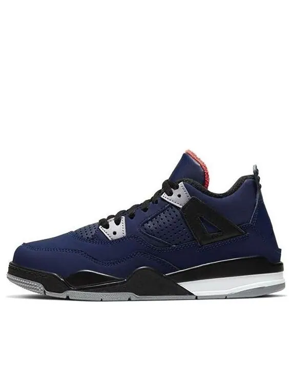 Кроссовки 4 ретро зима Air Jordan — изображение 1 из 4, синий/черный/белый