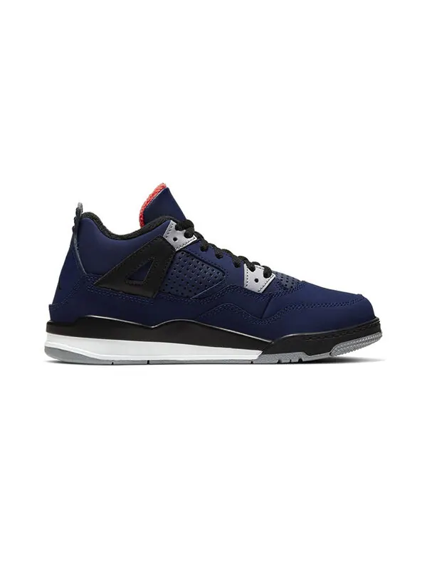 Кроссовки 4 ретро зима Air Jordan — изображение 2 из 4, синий/черный/белый