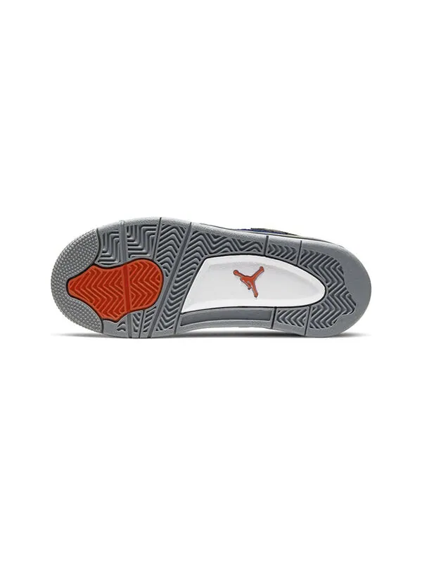Кроссовки 4 ретро зима Air Jordan — изображение 4 из 4, синий/черный/белый