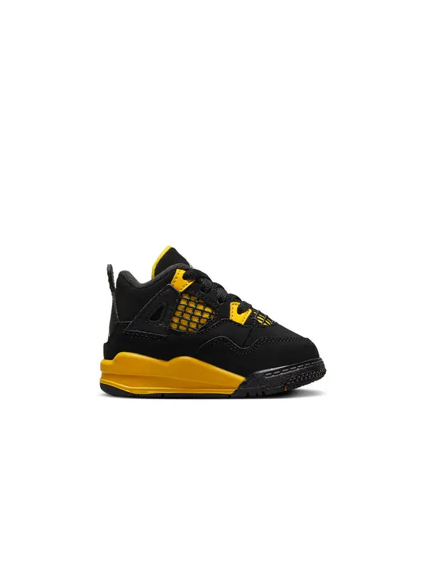 Кроссовки 4 ретро Air Jordan — изображение 2 из 4, черный/желтый