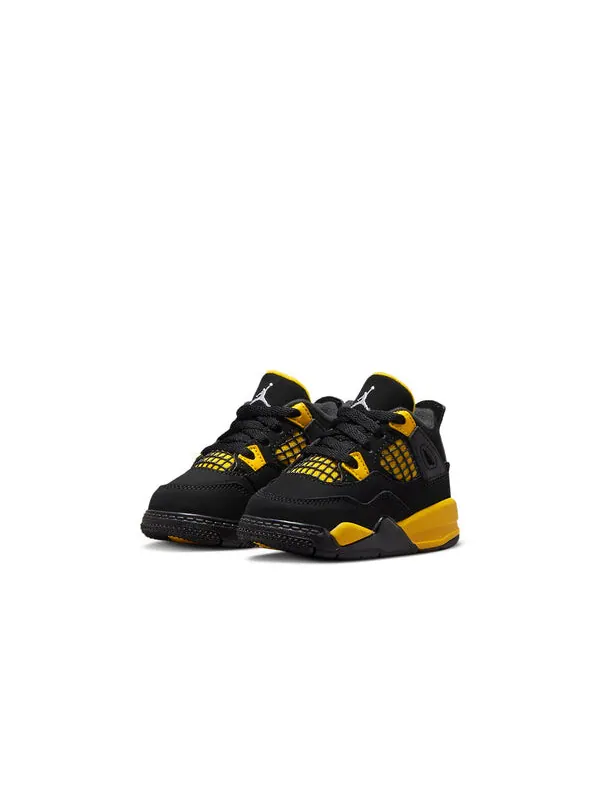 Кроссовки 4 ретро Air Jordan — изображение 3 из 4, черный/желтый