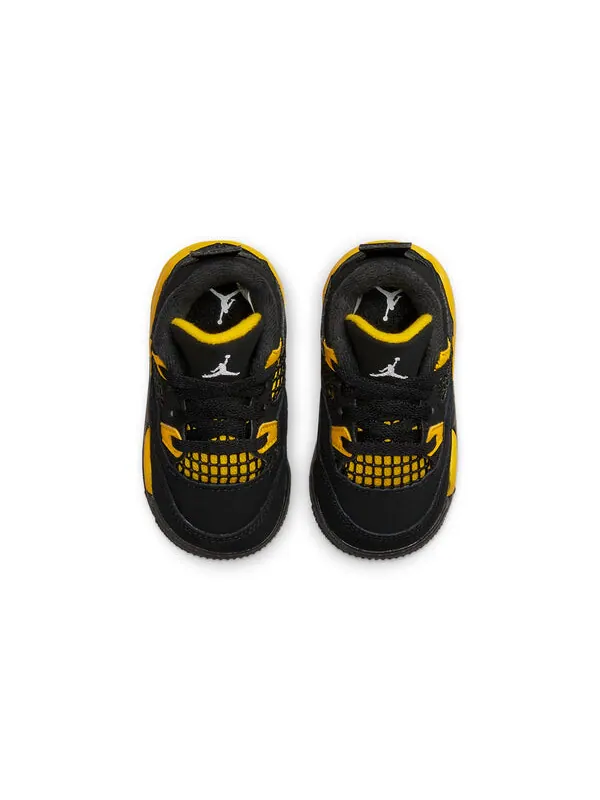 Кроссовки 4 ретро Air Jordan — изображение 4 из 4, черный/желтый