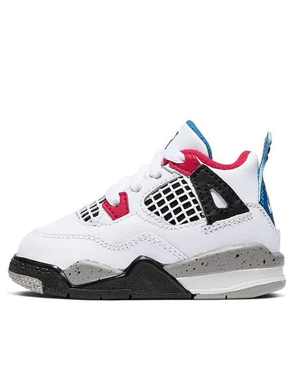 Кроссовки 4 ретро se Air Jordan — изображение 1 из 4, белый/синий/черный