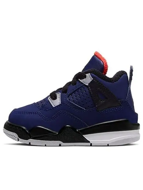Кроссовки 4 ретро зима Air Jordan — изображение 1 из 4, синий/черный/белый