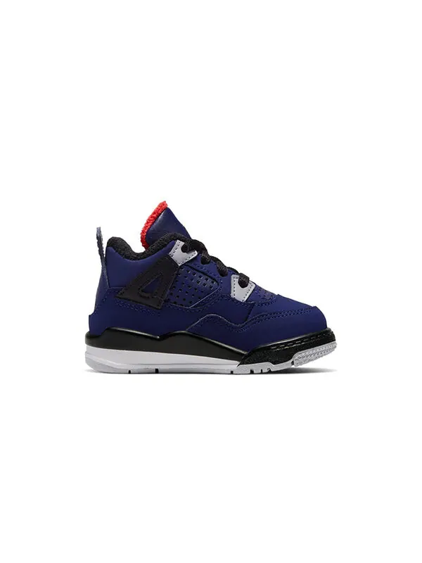 Кроссовки 4 ретро зима Air Jordan — изображение 2 из 4, синий/черный/белый