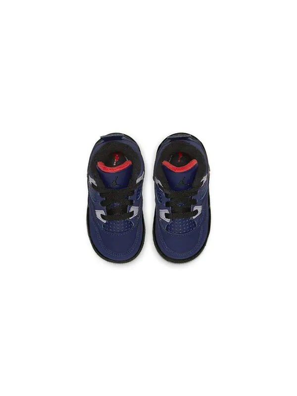 Кроссовки 4 ретро зима Air Jordan — изображение 3 из 4, синий/черный/белый
