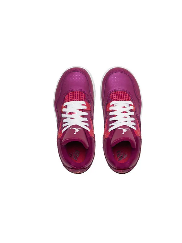 Кроссовки 4 ретро Air Jordan — изображение 3 из 4, фиолетовый/белый
