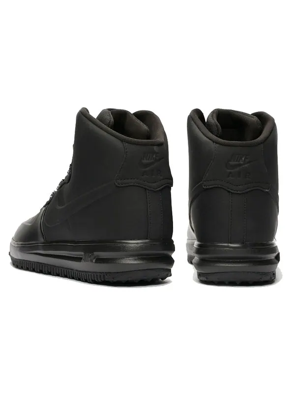 Кроссовки lunar force 1 duckboot '18 'triple black' Nike — изображение 4 из 4, черный