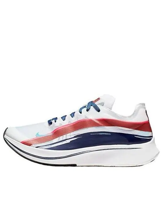Кроссовки zoom fly sp Nike — изображение 1 из 4, белый/синий-черный