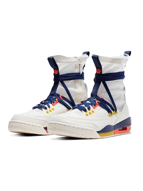 Кроссовки 3 rtr exp lite 'sail blue void' Air Jordan — изображение 3 из 4, синий-оранжевый