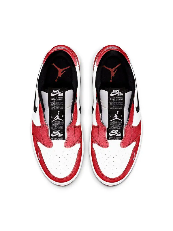 Кроссовки 1 низкие слипоны Air Jordan — изображение 3 из 4, красный/черный-белый