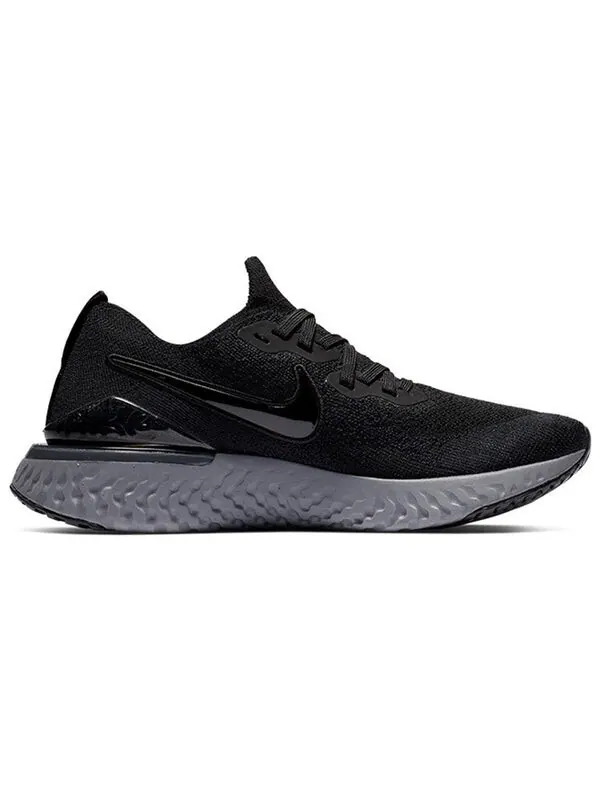 Кроссовки epic react flyknit 2 Nike — изображение 2 из 4, черный/белый