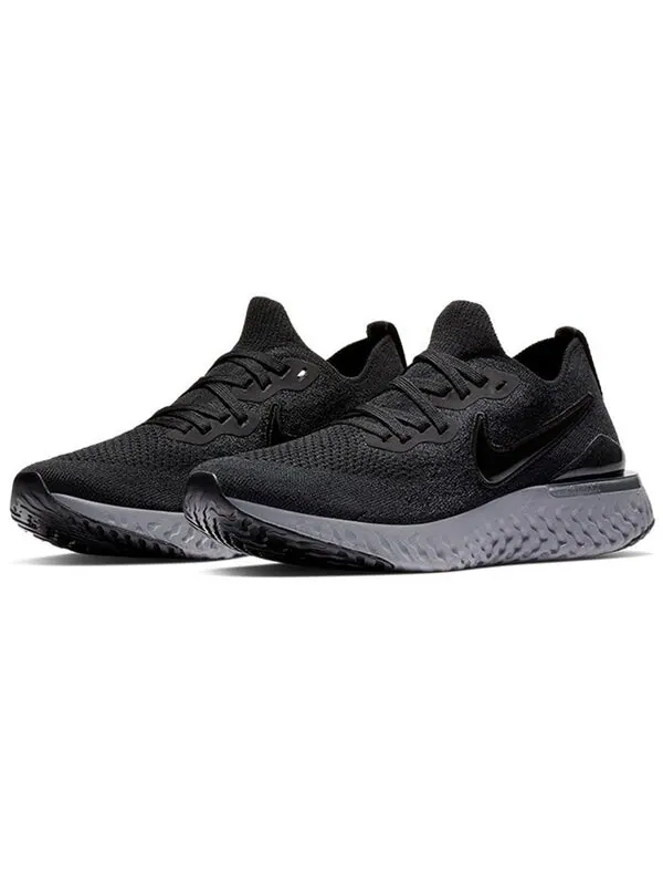 Кроссовки epic react flyknit 2 Nike — изображение 3 из 4, черный/белый