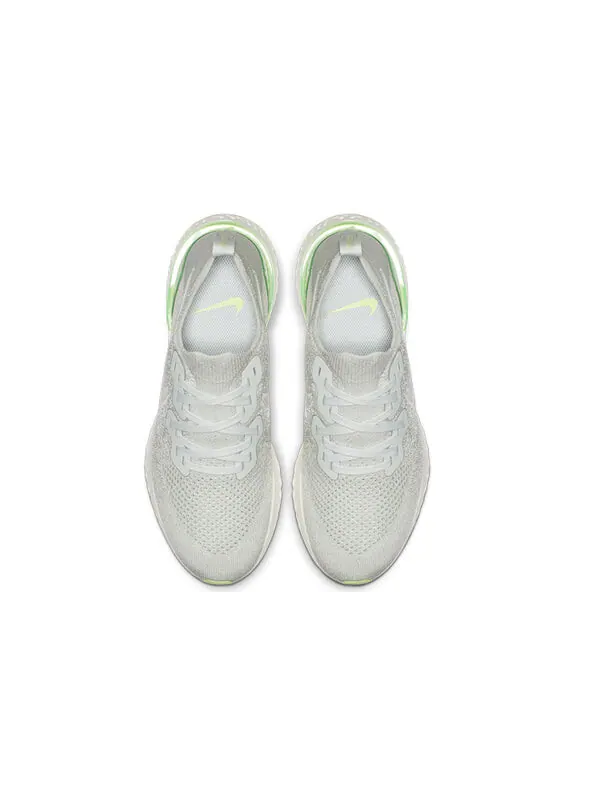 Кроссовки epic react flyknit 2 Nike — изображение 3 из 4, белый/зеленый