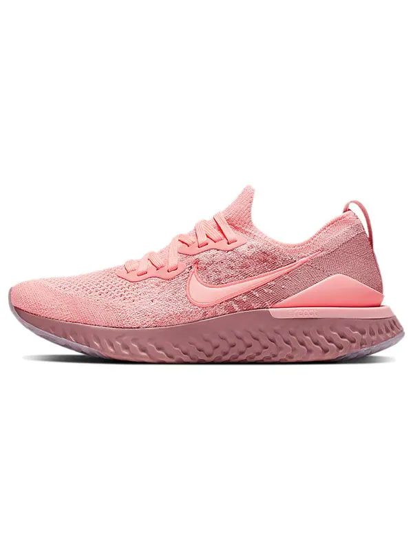 Кроссовки epic react flyknit 2 Nike — изображение 2 из 4, розовый
