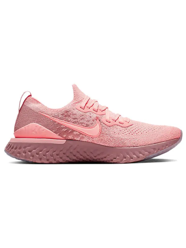 Кроссовки epic react flyknit 2 Nike — изображение 3 из 4, розовый