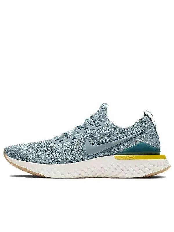 Кроссовки epic react flyknit 2 Nike — изображение 1 из 4, синий/желтый
