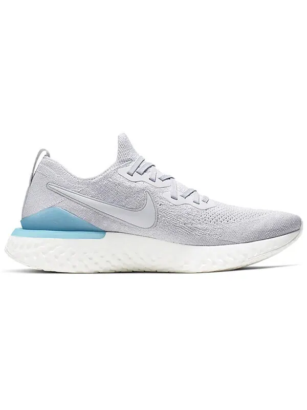 Кроссовки epic react flyknit 2 Nike — изображение 2 из 4, серый