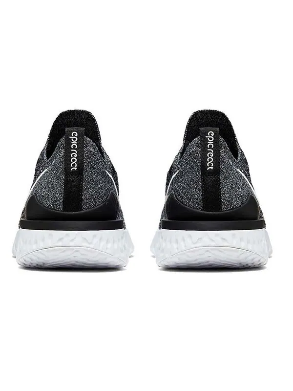 Кроссовки epic react flyknit 2 Nike — изображение 4 из 4, черный/белый
