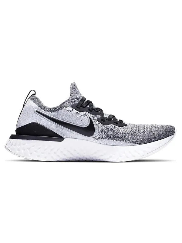 Кроссовки epic react flyknit 2 Nike — изображение 2 из 4, белый/черный