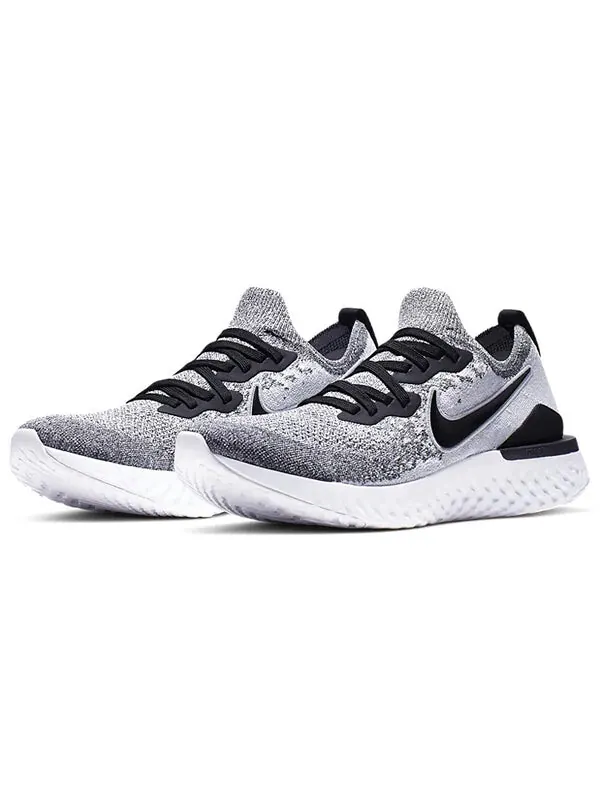 Кроссовки epic react flyknit 2 Nike — изображение 3 из 4, белый/черный