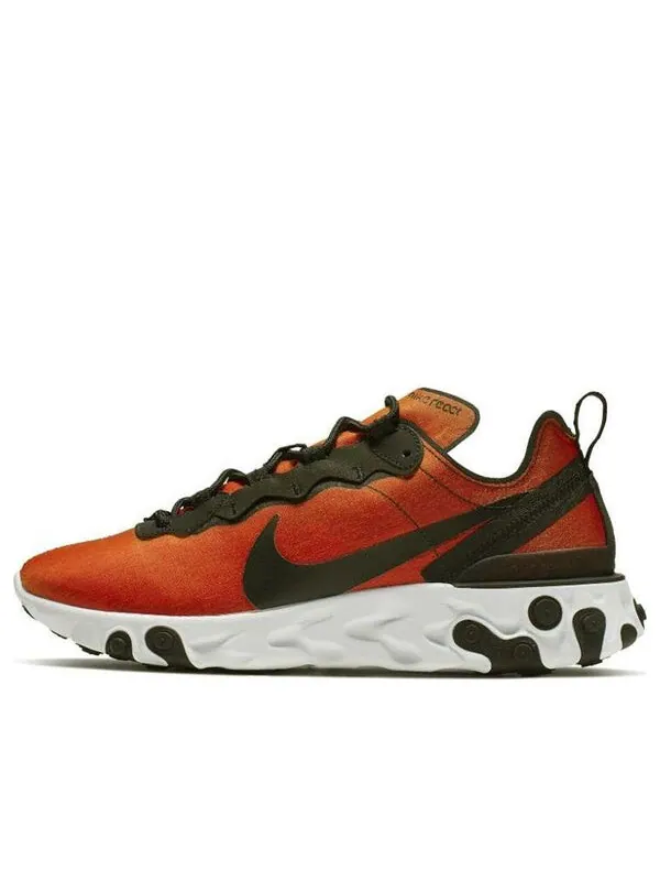 Кроссовки react element 55 премиум Nike — изображение 1 из 4, черный/желтый-белый