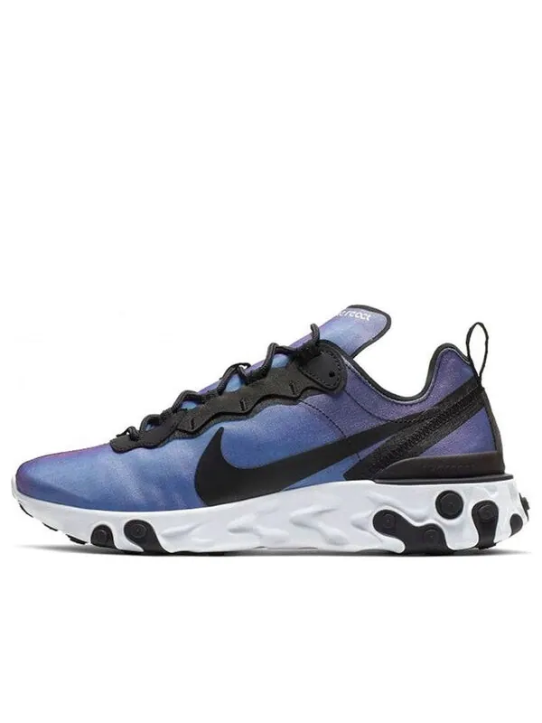 Кроссовки react element 55 премиум Nike — изображение 1 из 4, черный/-белый