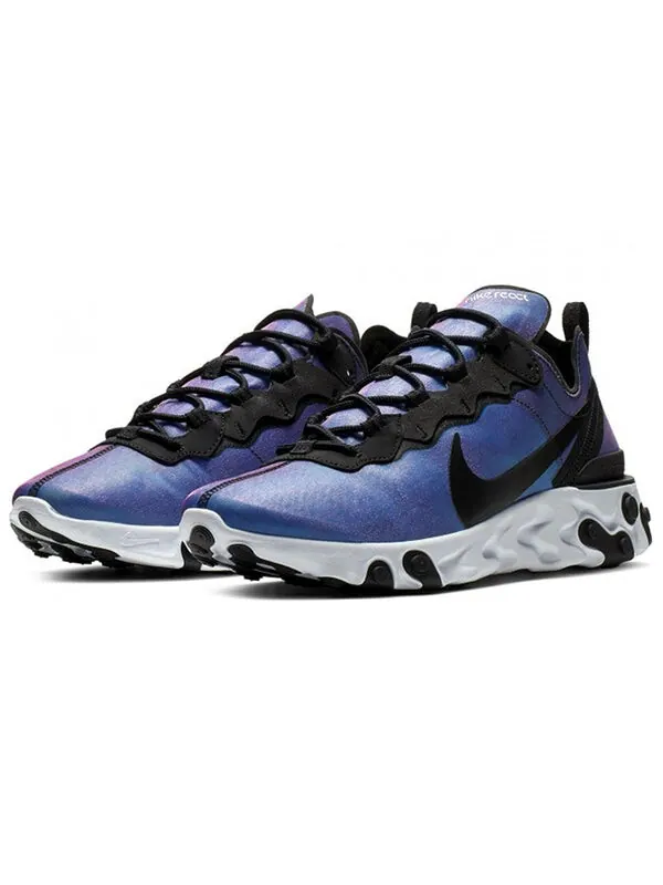 Кроссовки react element 55 премиум Nike — изображение 2 из 4, черный/-белый