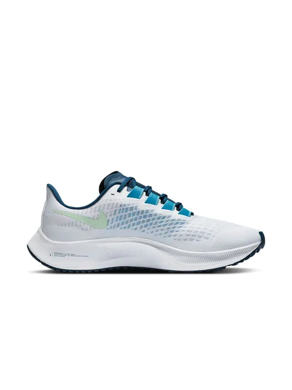 Кроссовки air zoom pegasus 37 Nike — изображение 2 из 4, белый/зеленый