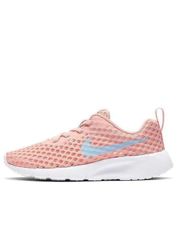 Кроссовки tanjun br выбеленный коралловый Nike — изображение 1 из 4, белый/розовый