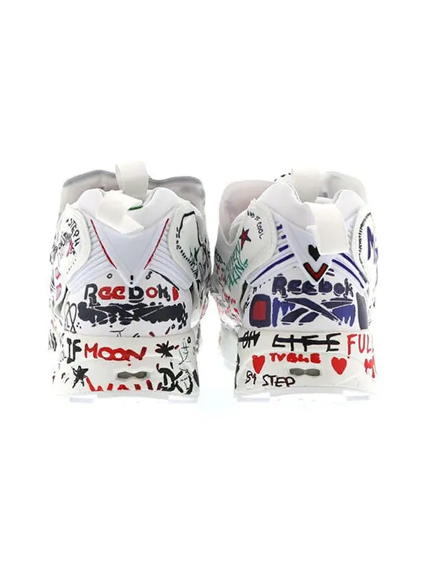 Кроссовки vetements x instapump fury 'graffiti - white' Reebok — изображение 4 из 4, белый