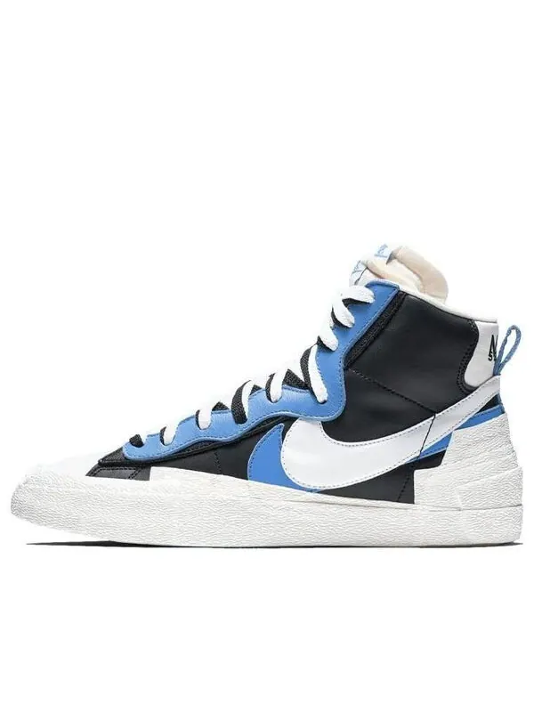 Кроссовки x sacai blazer mid Nike — изображение 1 из 4, черный/белый-синий