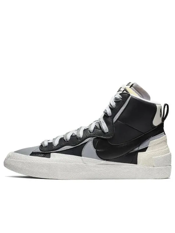 Кроссовки x sacai blazer mid Nike — изображение 1 из 4, черный/серый-белый