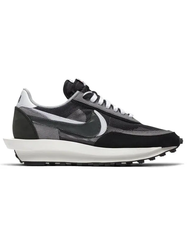 Кроссовки x sacai ldwaffle 'black' Nike — изображение 2 из 4, черный/-белый