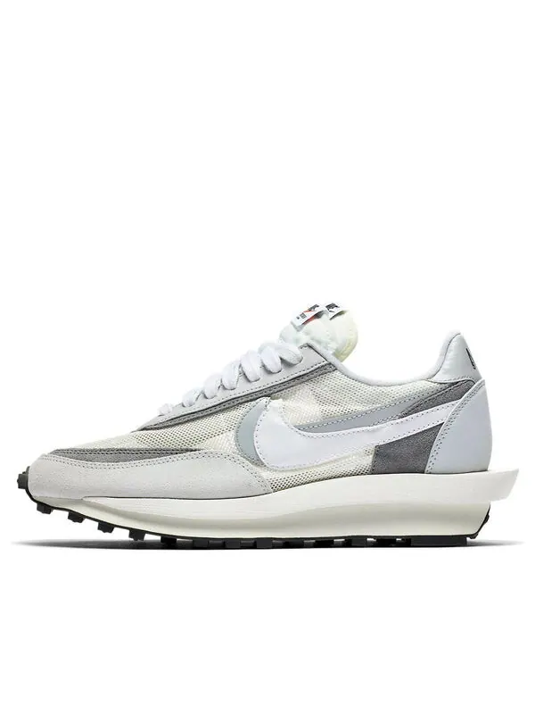 Кроссовки x sacai ldwaffle Nike — изображение 1 из 4, белый-серый-черный