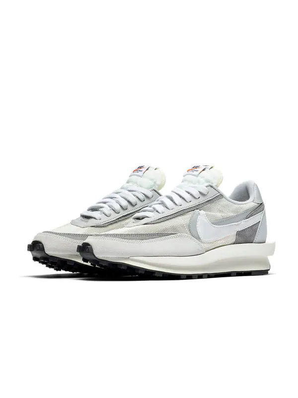 Кроссовки x sacai ldwaffle Nike — изображение 3 из 4, белый-серый-черный