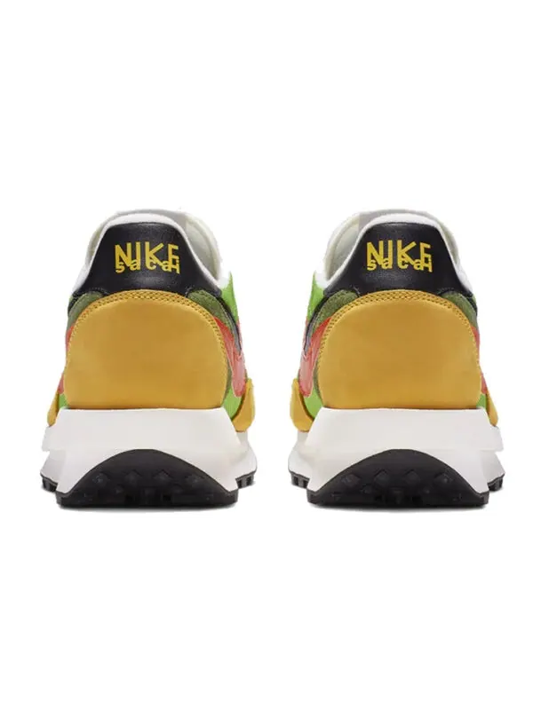 Кроссовки x sacai ldwaffle Nike — изображение 4 из 4, зеленый/оранжевый/черный