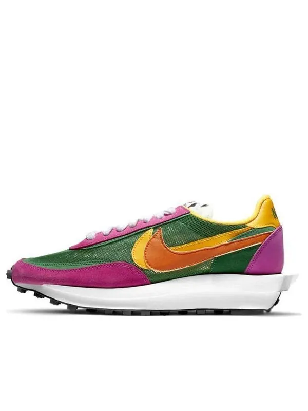 Кроссовки x sacai ldwaffle Nike — изображение 1 из 4, красный/зеленый