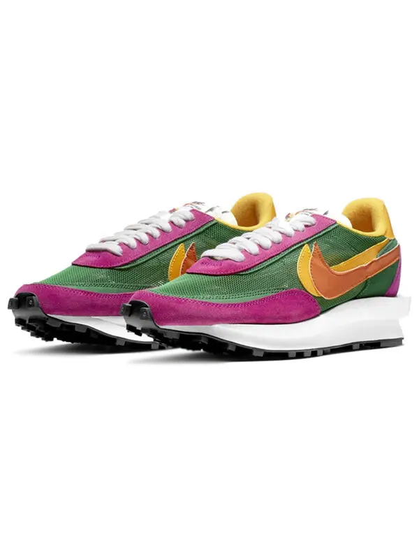 Кроссовки x sacai ldwaffle Nike — изображение 3 из 4, красный/зеленый