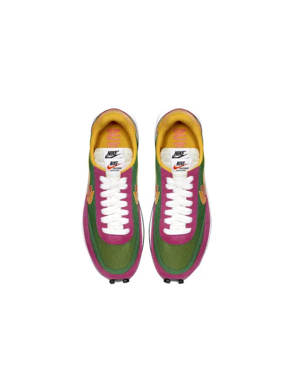 Кроссовки x sacai ldwaffle Nike — изображение 4 из 4, красный/зеленый