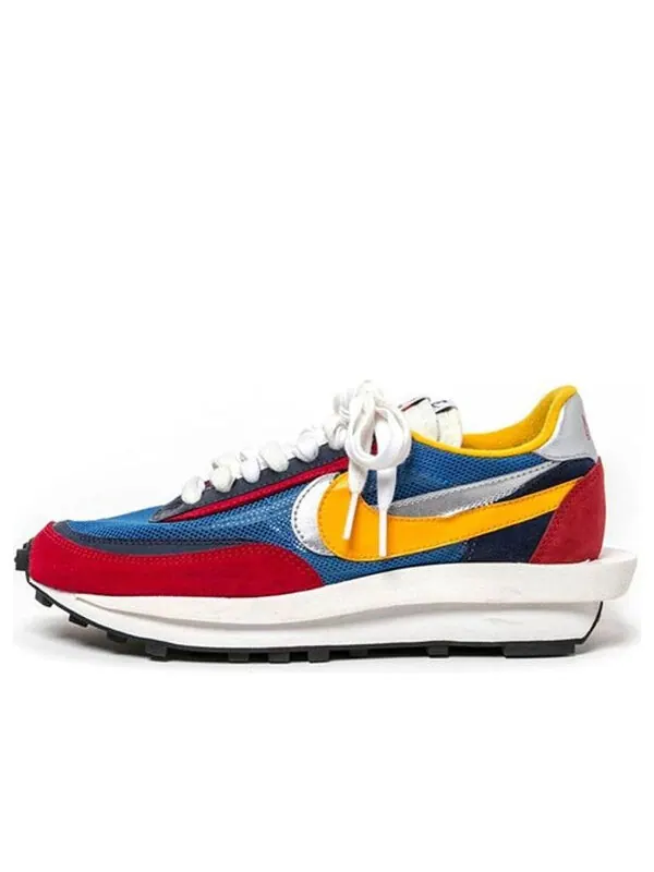Кроссовки x sacai ldwaffle Nike — изображение 1 из 4, синий//красный/черный