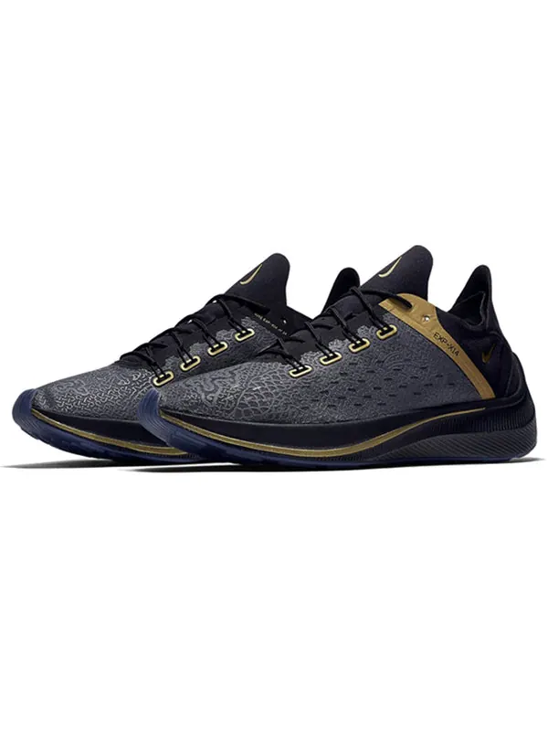 Кроссовки cr7 x exp-x14 'black gold' Nike — изображение 3 из 4, черный/золотистый