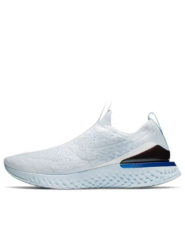 Кроссовки эпические фантом реагировать flyknit Nike — изображение 1 из 4, белый/синий