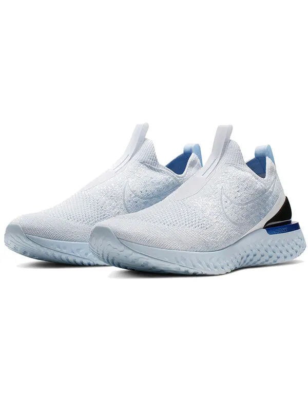 Кроссовки эпические фантом реагировать flyknit Nike — изображение 2 из 4, белый/синий