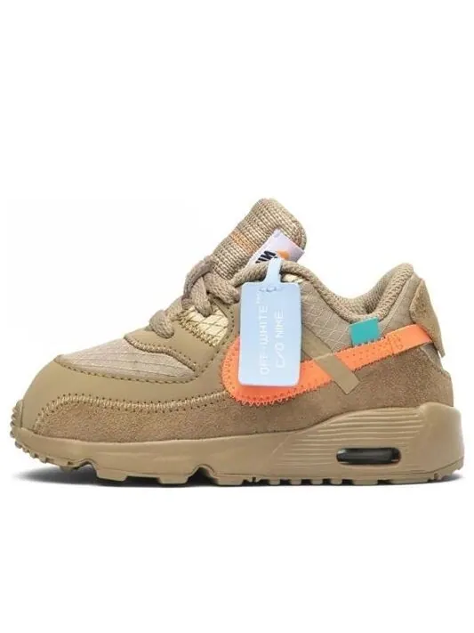 Кроссовки x off-white air max 90 'desert ore' Nike — изображение 1 из 4, зеленый